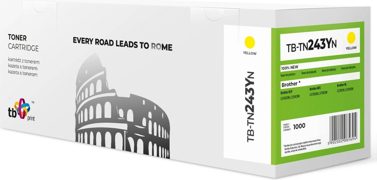 Toner TB Print TB-TN243YN për Brother, Yellow