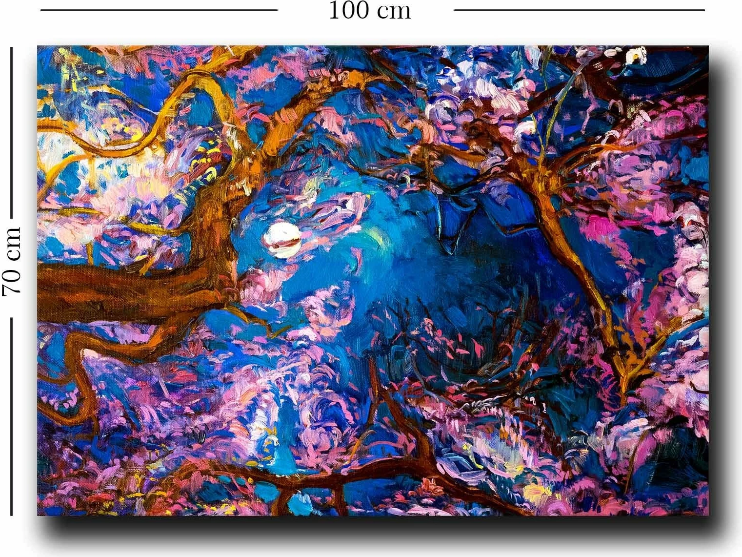 Pikturë dekorative në kanavacë, shumëngjyrëshe, Wallity, 70x100cm