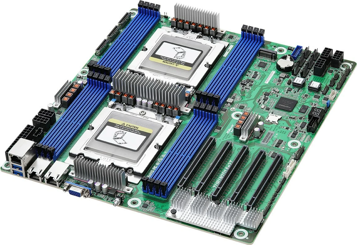 Pllakë amë Asrock TURIN2D16-2T, Socket SP5, për serverë, EEB