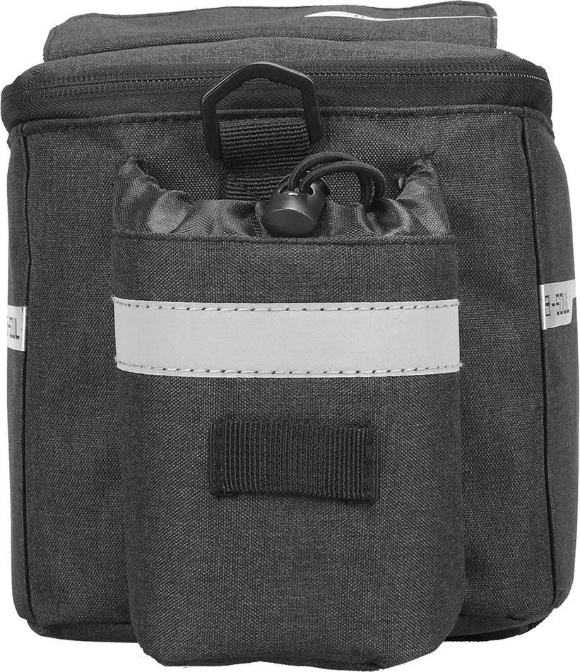 Çantë termike biçiklete Hurtel WYA26Y0S, 9L, me rrip supi, e zezë