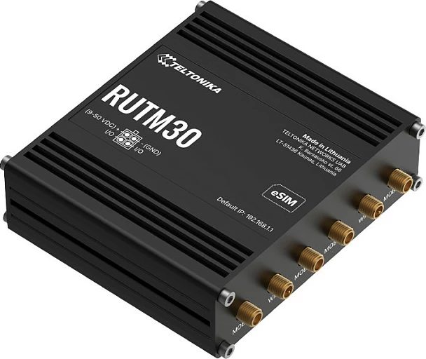 Router Teltonika RUTM30, 5G, Wi‑Fi 5, Dual SIM, Gigabit, i zi