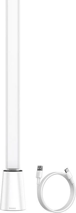 Llambë tavoline Baseus DGZG-02, e palosshme, rikarikueshme, e bardhë