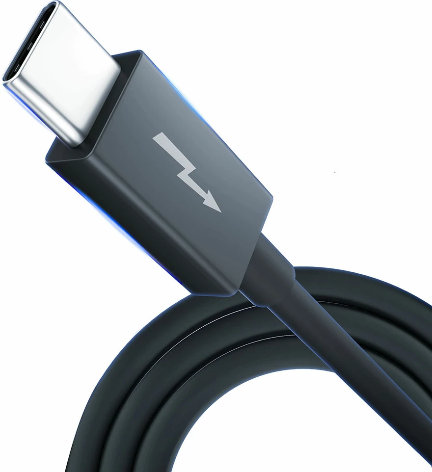 Kabllo Thunderbolt 3mk Hyper USB4, 1m, 240W, USB-C në USB-C, E zezë