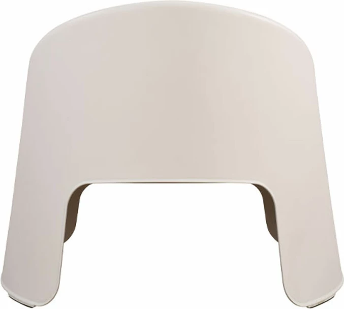 Karrige e ulët UOVO, e bardhë, 84x79x70