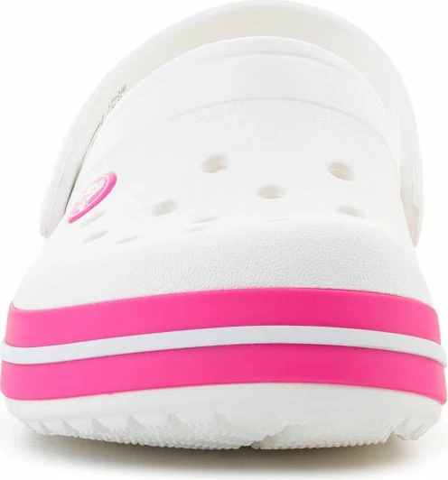 Atlete fëmijësh Crocs Crocband Kids Clog, të bardha/rozë