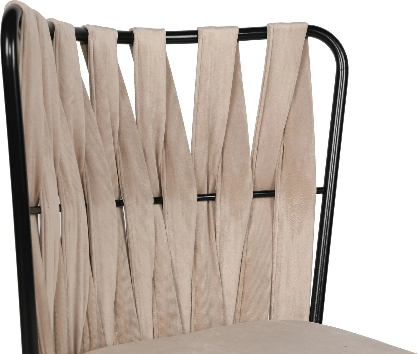 Set karrigesh (4 copë) Hanah Home, Kuşaklı-221 V4, krem dhe e zezë