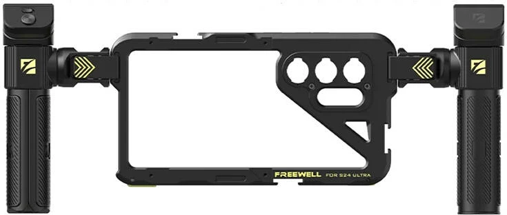 Set mbajtësesh Freewell FW-S24U-GVK për Samsung S24 Ultra, tripod, monopod, telekomandë Bluetooth, zi