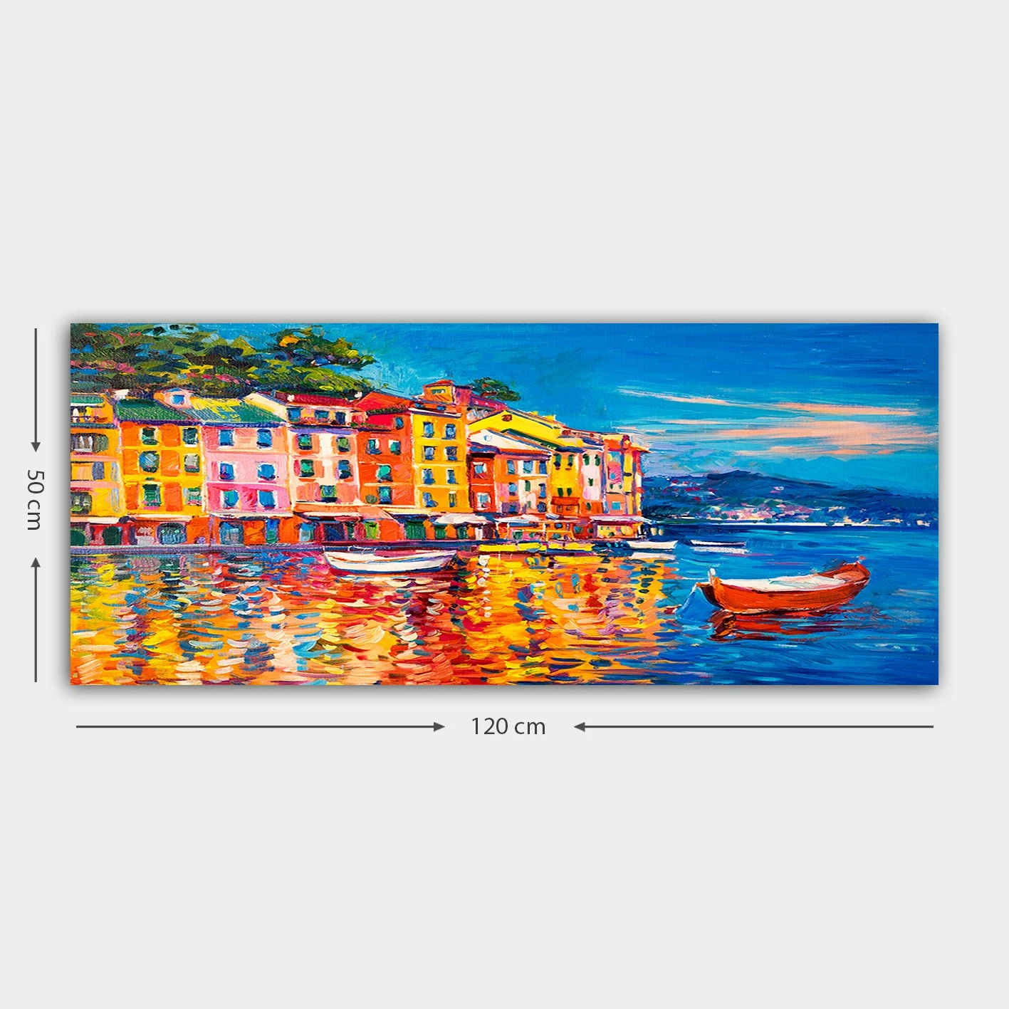 Pikturë dekorative në kanavacë, shumëngjyrëshe, YTY285852095_50120, 50x120cm
