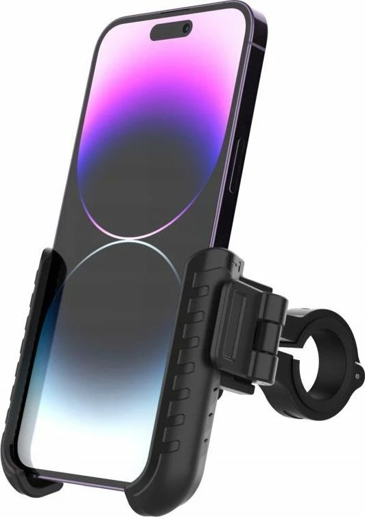 Mbajtës celulari Fixed Bikee Plus FIXBIP-BK për biçikletë, 6.8\", 360°, 20-32 mm, i zi
