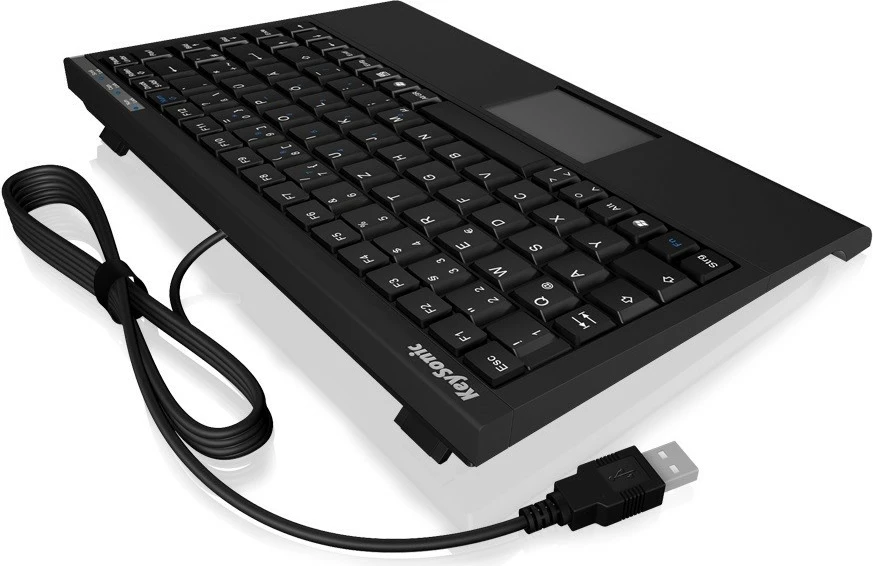 Tastierë mini me touchpad Keysonic ACK-540U+, US Layout, e zezë