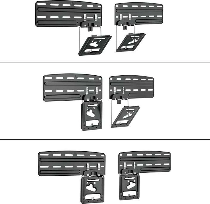 Mbajtëse muri për TV, Neomounts WL30-265BL1, 43-85", fiks ultra i hollë, 60 kg, VESA deri 1200x800, e zezë