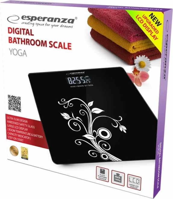 Peshore banjoje Esperanza Yoga EBS003, e zezë