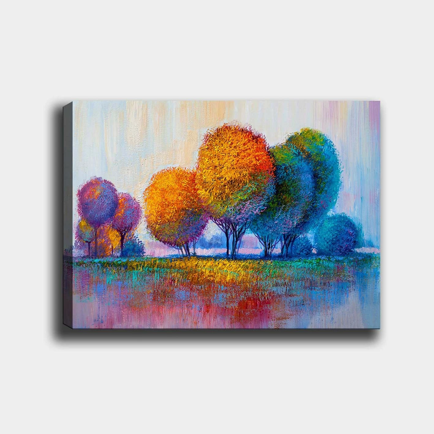 Pikturë dekorative në kanavacë, shumëngjyrëshe, 70x100cm, 1128373817_70100