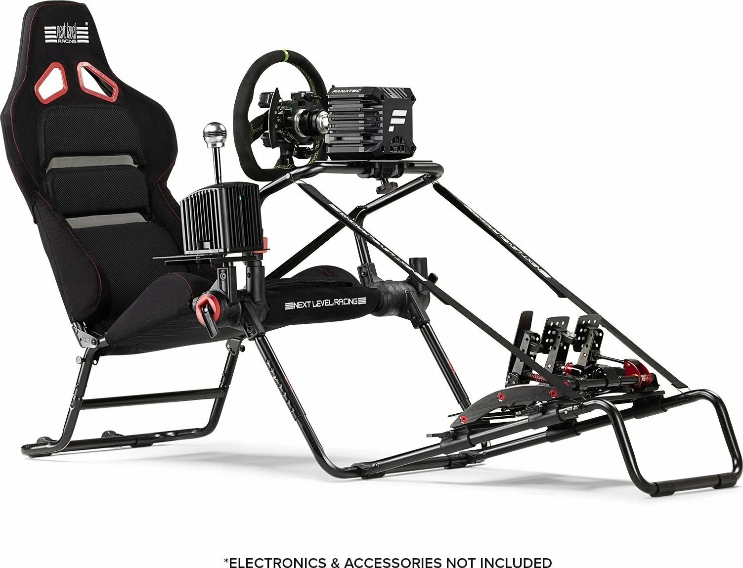 Kokpit simulimi garash Next Level Racing GTLite Pro NLR-S031, palosës, për Direct Drive deri 13 Nm, i zi