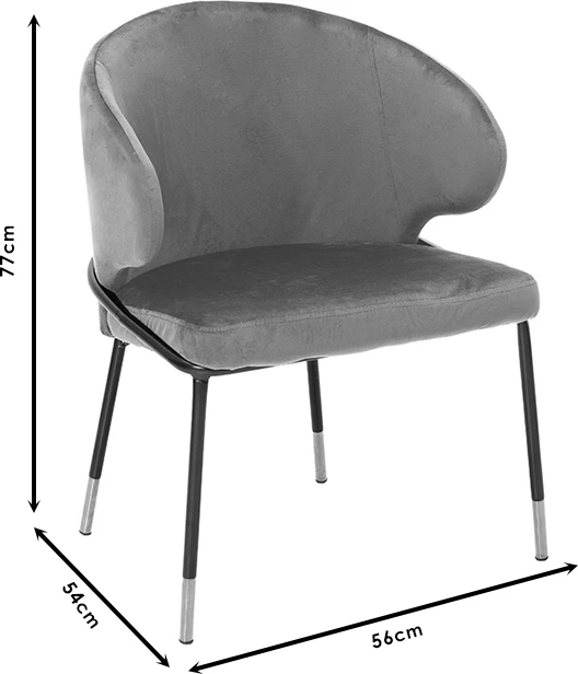 Karrige Nalu kadife mollë e kalbur-këmbë të arta