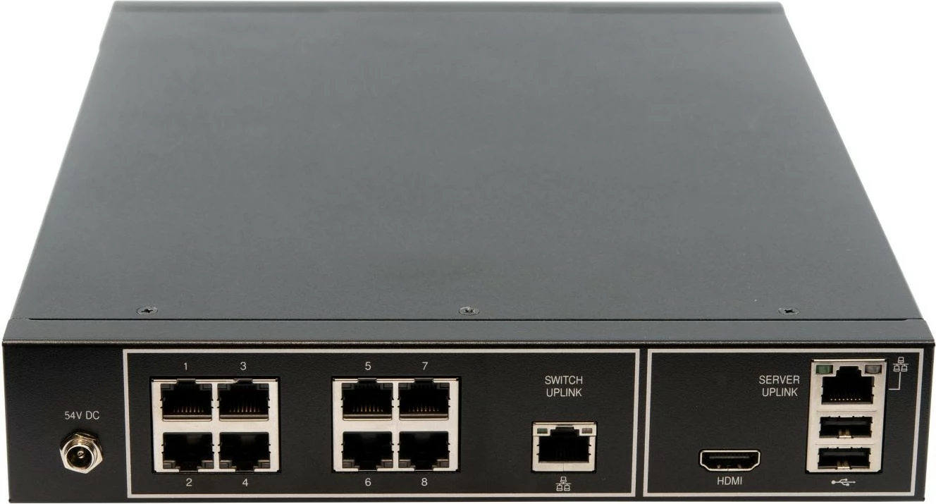 Regjistrues rrjeti Axis S2108, 8 kanale, 2TB, PoE, i zi