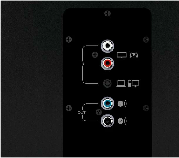 Altoparlantë Logitech Z533, sistem 2.1, 60W RMS, subwoofer, lidhje 3.5mm & RCA, kontroll me kabllo, e zezë