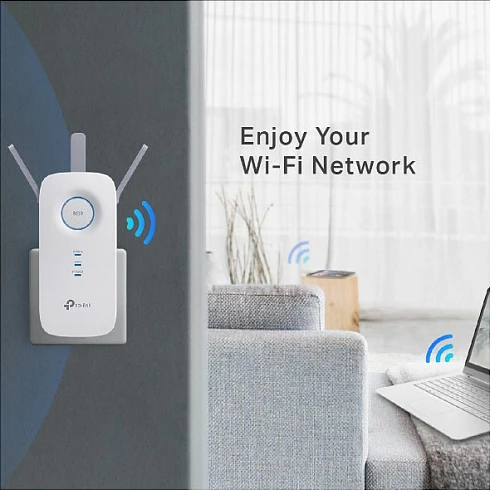 Transmetues rrjeti TP-Link RE450, 1300 Mbit/s, i bardhë