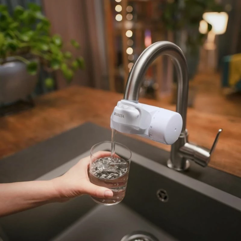 Filtru uji për rubinet BRITA ON TAP V CU CE2, i bardhë