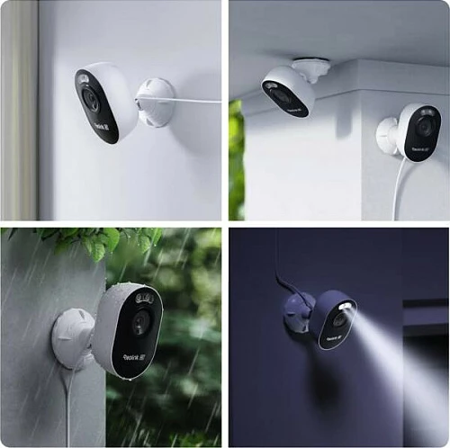 Kamerë sigurie IP Reolink RL-E450, 4K, Wi‑Fi & me kabllo, audio 2-drejtimëshe, IP66, e bardhë