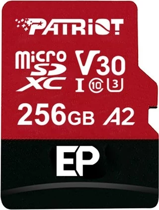 Kartelë memorie Patriot Memory EP A2 256 GB MicroSDXC, e kuqe
