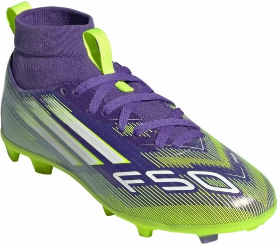 Atlete futbolli për fëmijë adidas F50, vjollcë