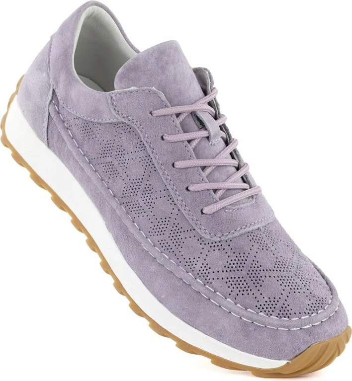 Këpucë lëkure për femra Sergio Leone SP001, vjollcë