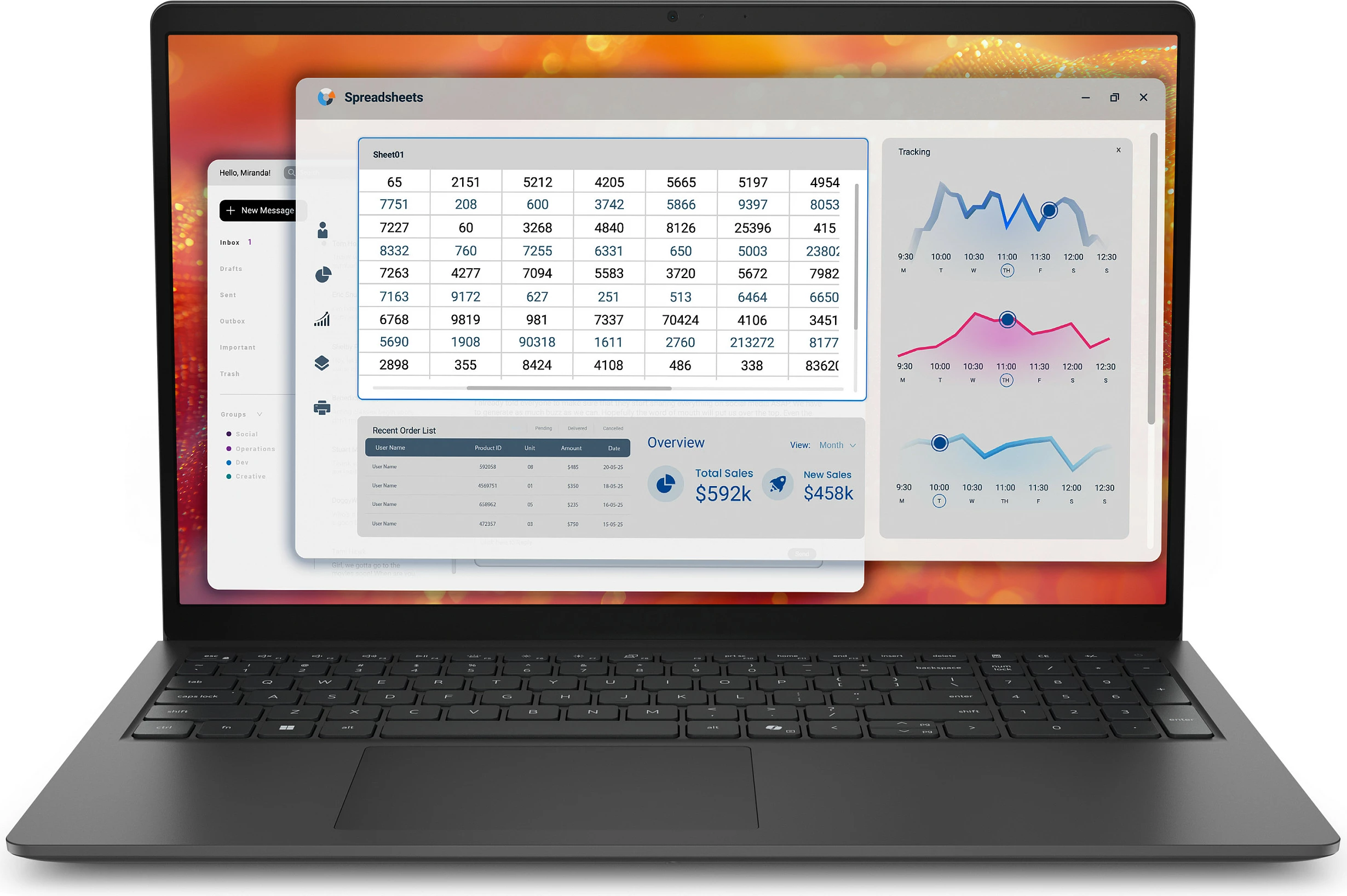 Laptop Dell Pro Essential 15 PV15265, Ryzen 5, 16GB RAM, 1TB SSD, 15.6" FHD, Windows 11 Pro, Carbon Black
