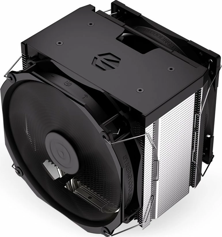 Ftohës procesori Endorfy Fortis 5 Dual Fan EY3A009, 2x fan 120/140mm PWM, TDP 220W, argjendtë/zezë