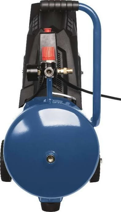 Kompresor ajri Scheppach HC30o SCH5906146901, 24L, 8 bar, 200 L/min, 1100 W, blu, me set 13 copë + zorrë spirale 5 m