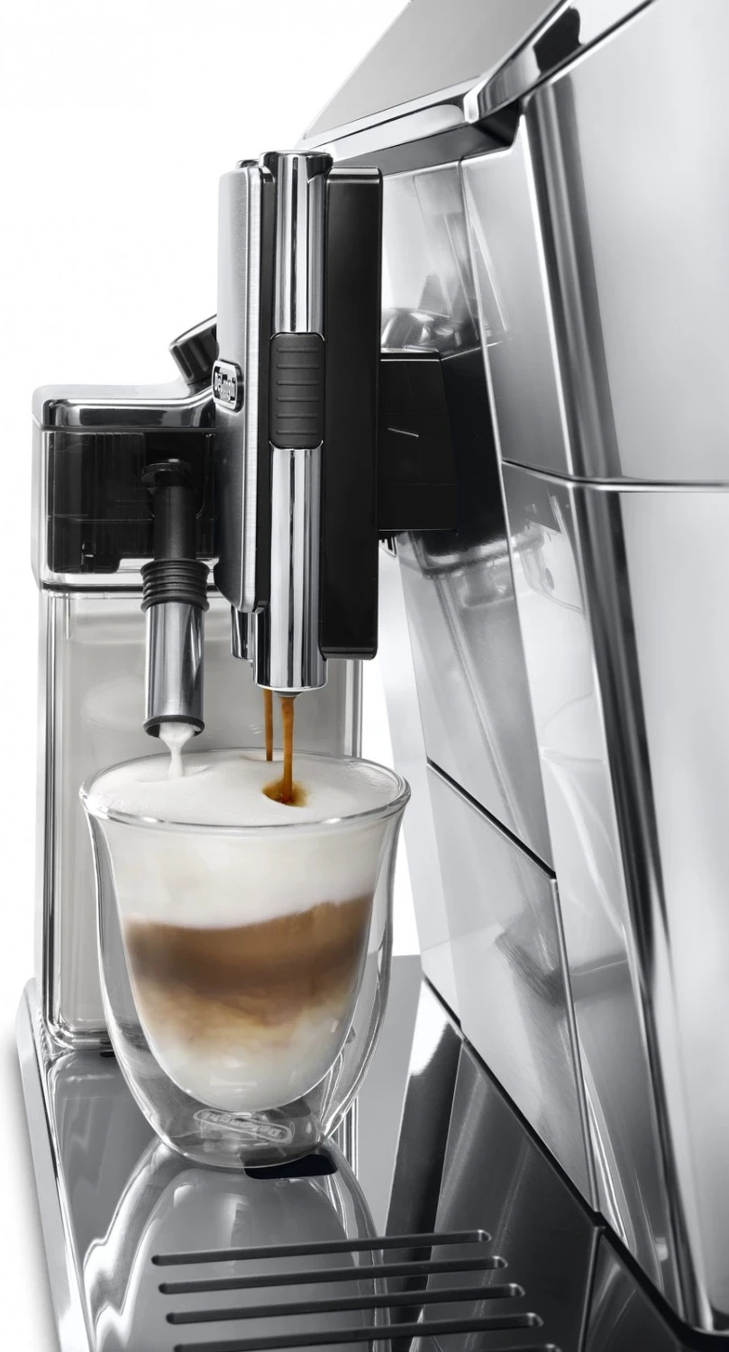 Aparat kafeje automatik DeLonghi PrimaDonna Elite ECAM 650.75.MS 1450W, argjend/zezë