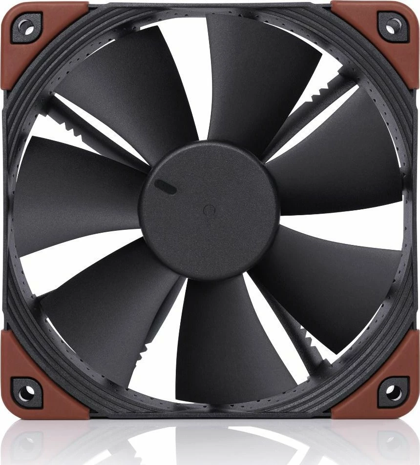 Ventilator Noctua NF-F12 industrialPPC 24V-2000 SP IP67 PWM, 120mm, zi/kafe, 1 copë