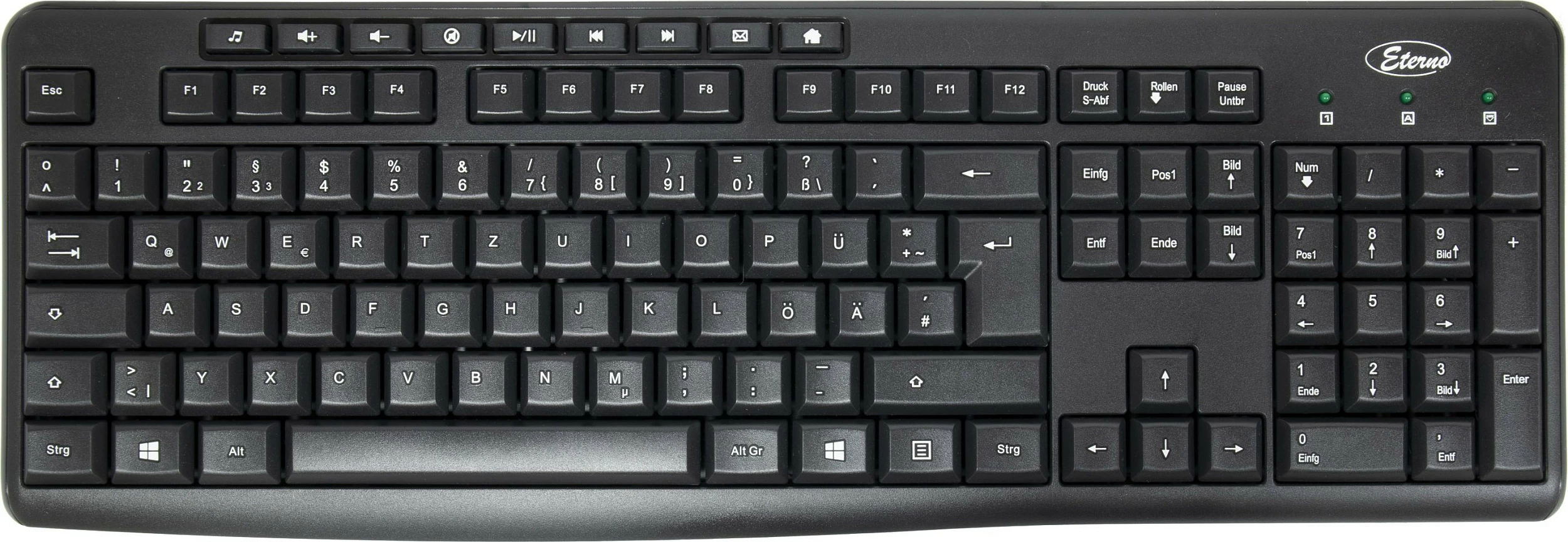 Set tastierë + maus Inter-Tech KB-208-II, wireless, i zi