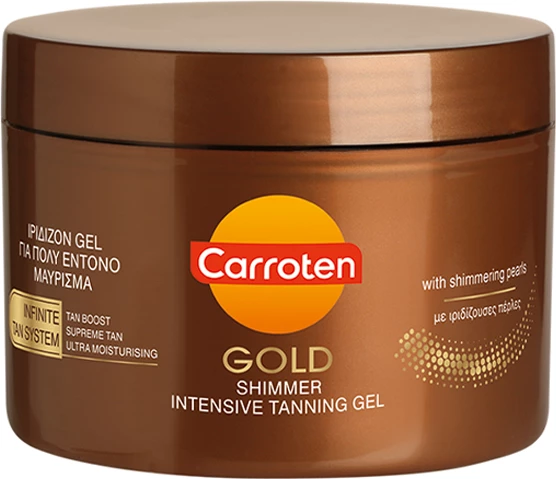 Carroten Gold Shimmer Intense Tanning Gel 150 ml