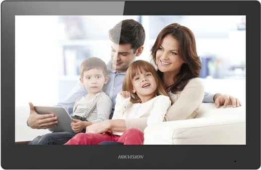 Sistem video-interfoni Hikvision DS-KH8520-WTE1, 10.1" me prekje, i zi