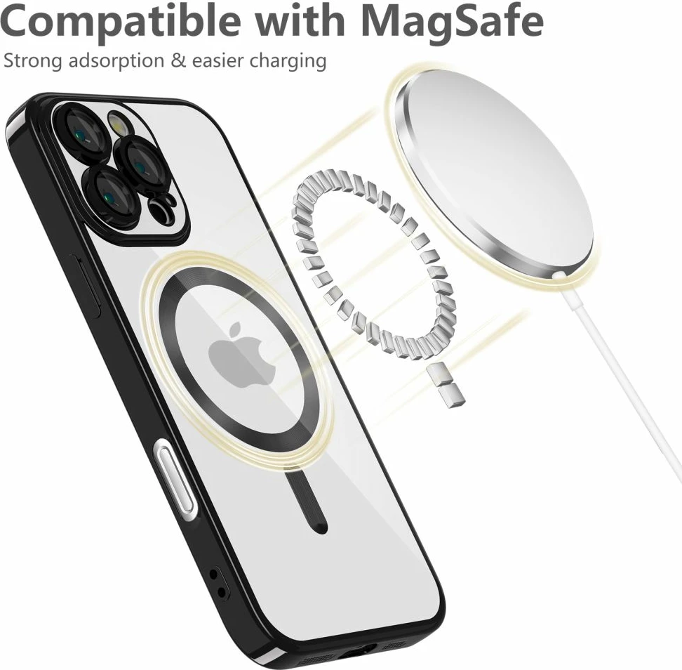 Mbështjellës Tech-Protect MagFlex për iPhone 16 Pro, MagSafe, i zi