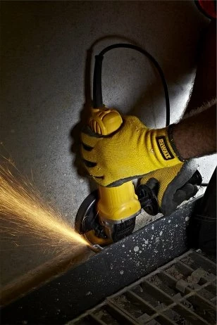 Brus këndor Dewalt DWE4056 800 W 115 mm, i verdhë