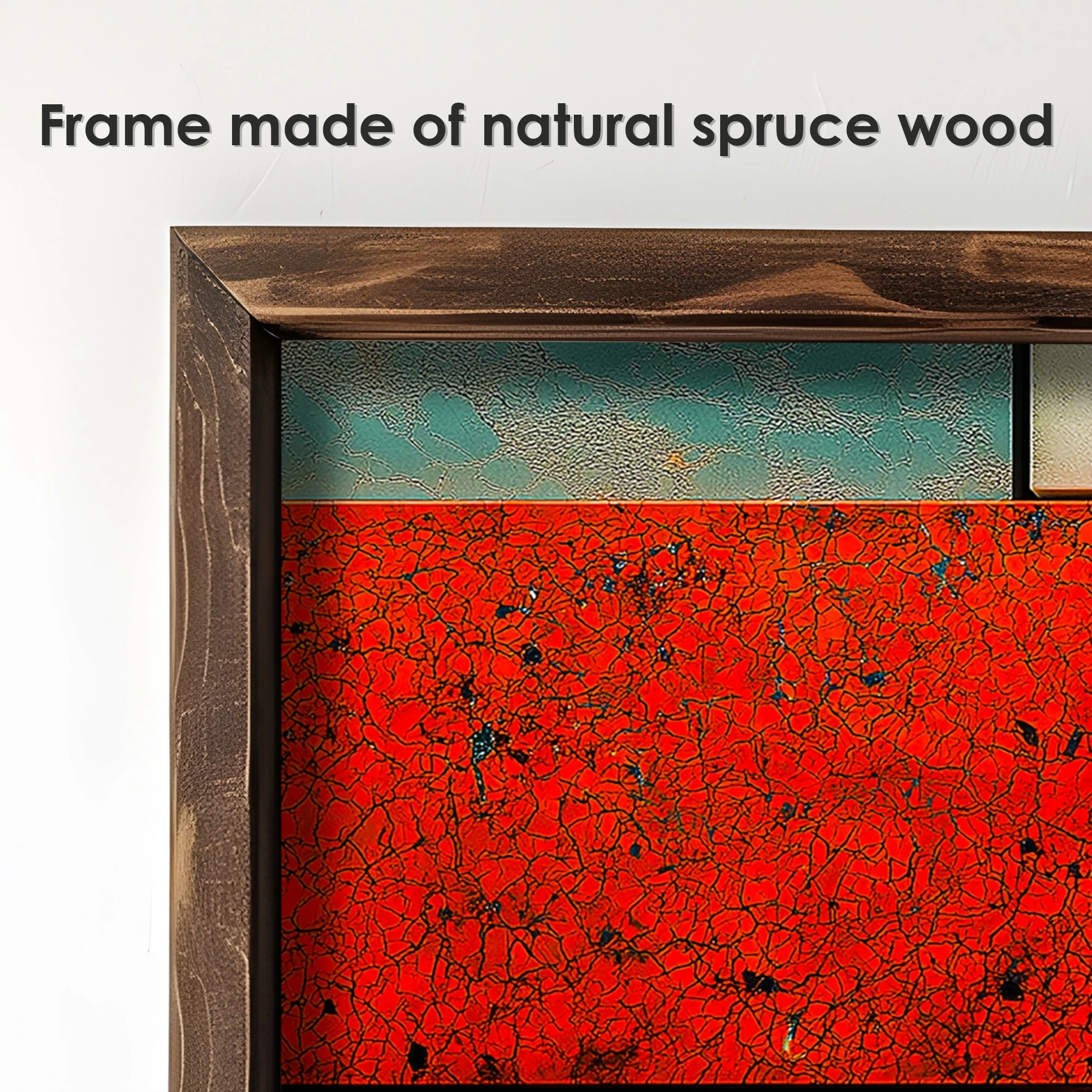 Pikturë dekorative me kornizë MDF, Wallity, EMR010, shumëngjyrëshe, 40x120x3.5cm