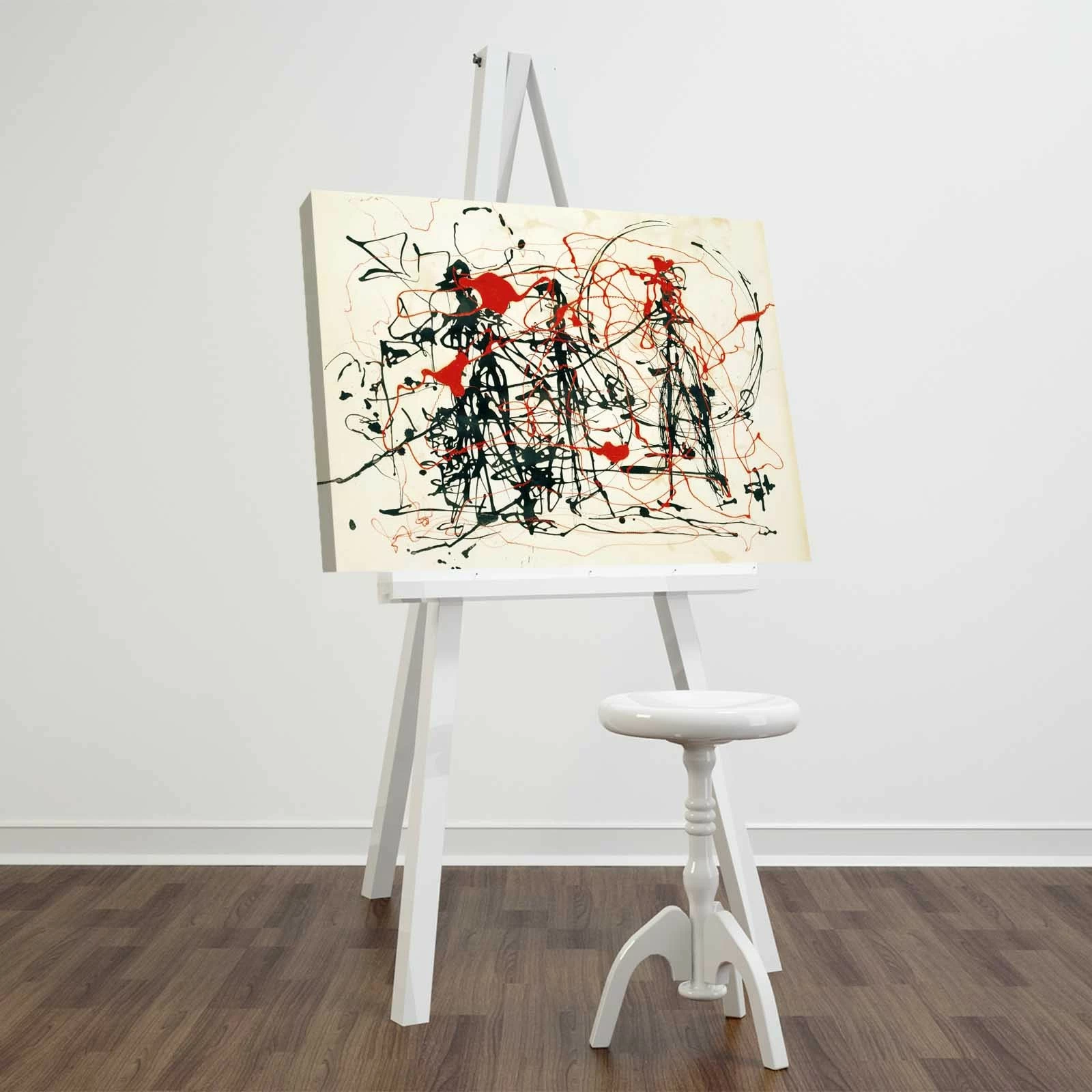 Pikturë dekorative në kanavacë, shumëngjyrëshe, FAMOUSART-070, 45x70cm