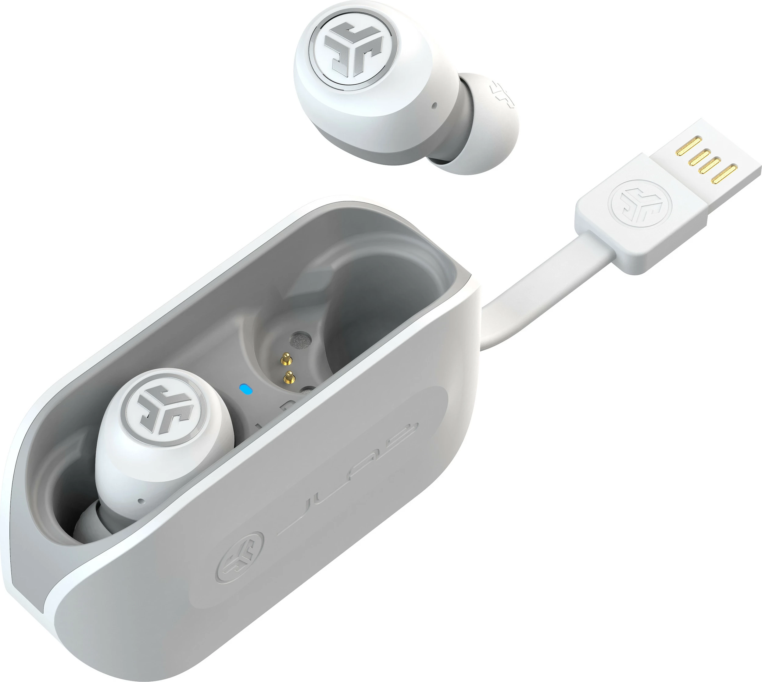 Kufje JLAB GO Air True Wireless, Bluetooth 5.0, 20+ orë, të bardha