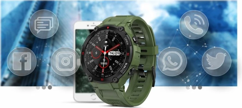 Smartwatch Giewont, e gjelbër