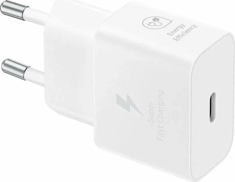 Karikues Samsung EP-TA2510 25W 1x USB-C 3A GaN, i bardhë