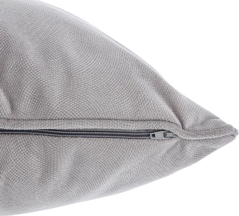 Jastëk dekorativ Lubel, ngjyrë gri e lehtë, 30x50cm