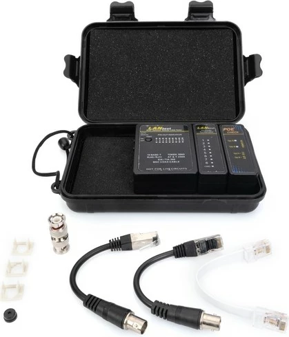 Testues kabllosh rrjeti Digitus DN-14001-1, RJ45/RJ12/RJ11/BNC, me PoE, zi