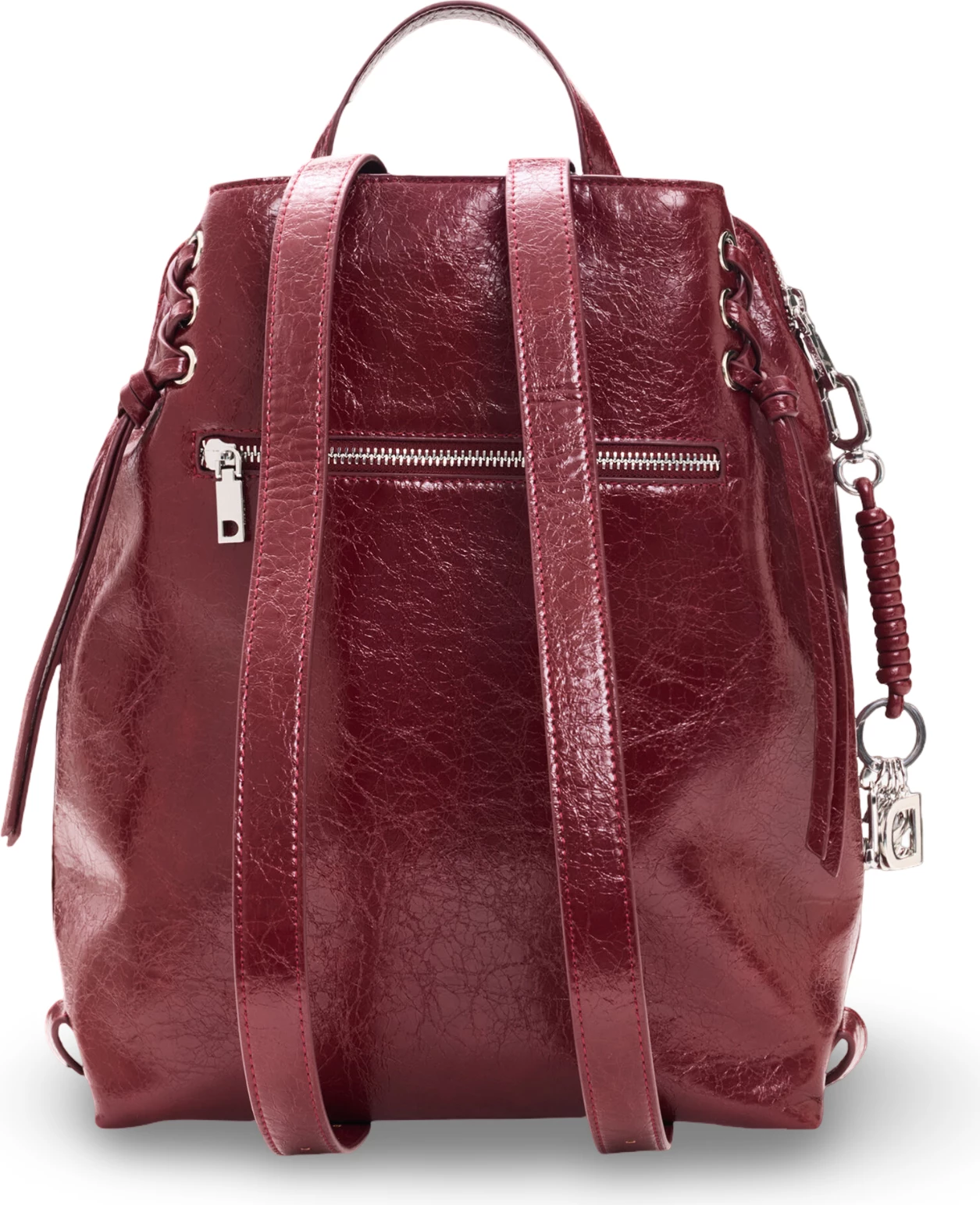 Çantë shpine Desigual BACK_HALF LOGO LUENA NF 26WAKP14 për femra, e kuqe