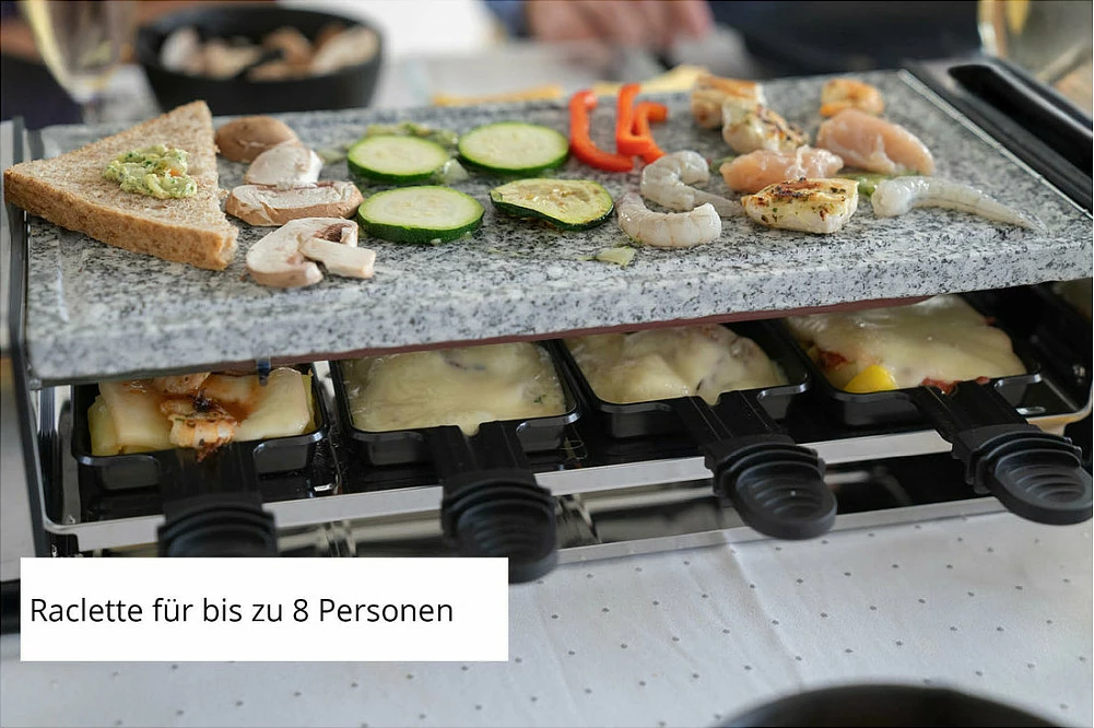 Grill raclette Unold 48760, 1200 W, 230 V, 50 Hz, i zi/inoks