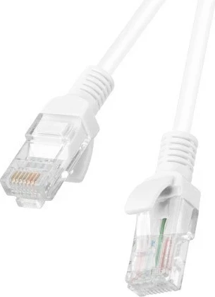 Kabëll rrjeti Lanberg Cat5e UTP, 0.5m, i bardhë, 10 copë