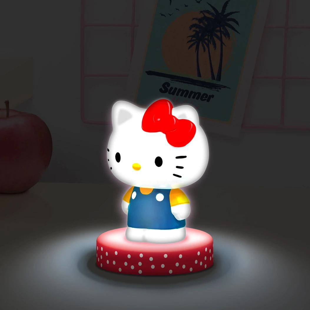 Llambë tavoline Paladone Hello Kitty Icon, 11 cm, me 2x AAA, shumëngjyrëshe