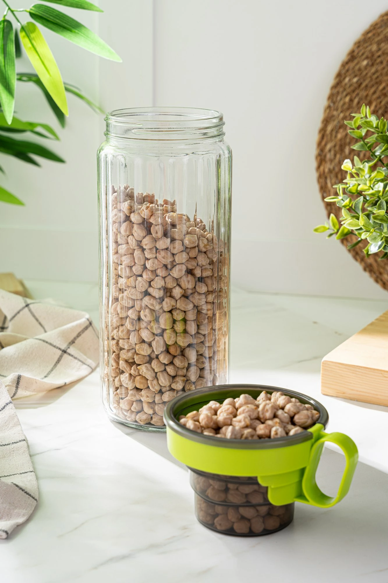 Kavanoz qelqi Hermia Concept, kapak matës plastik, shumëngjyrësh, TrGStrjGreP01-14, 11x9x29cm, 1430ml