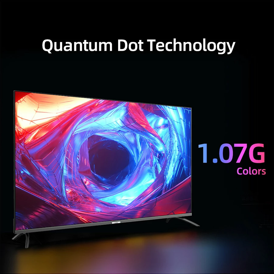 Televizor QLED CHiQ U50QM8V 50 inç 4K Ultra HD Smart TV gri/argjend